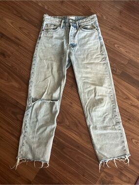 Zara Light Blue Denim Jeans